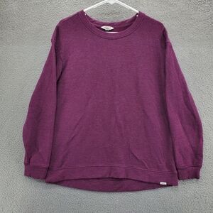 Orvis Crewneck Sweatshirt Womens Size Medium Pullover Purple
